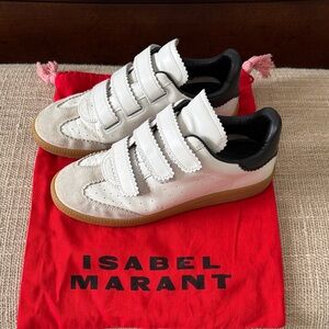 Isabel Marant Kids Sneakers in White and Tan